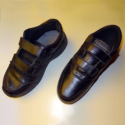 Propet Mens LifeWalker Strap Slip On Walking Walking Sneakers Shoes - Off White customer photo 2
