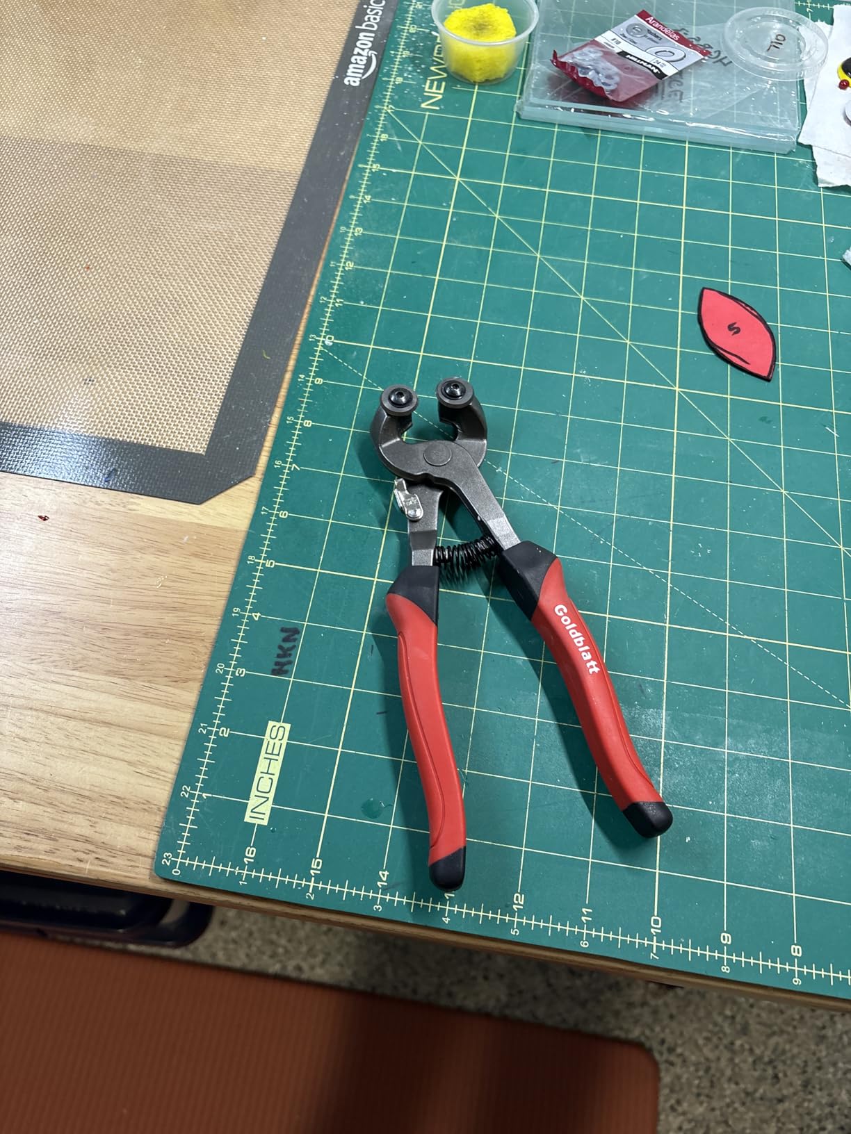 Goldblatt 2 Pieces Tile Nippers Set, Ceramic & Mosaic Cutter Tools customer photo 1