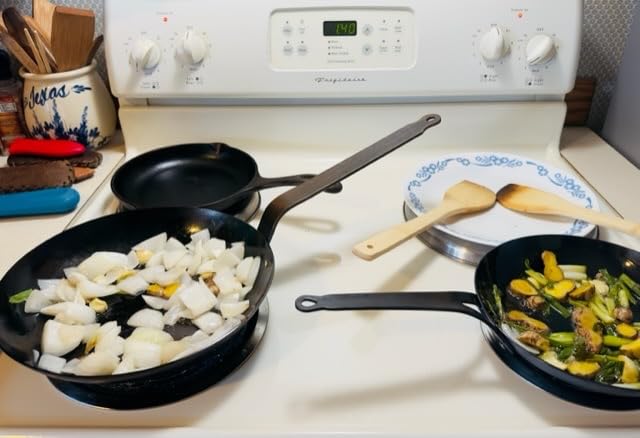 Tramontina Carbon Steel 12-Inch Large Frying Pan with Silicone Grip customer photo 2