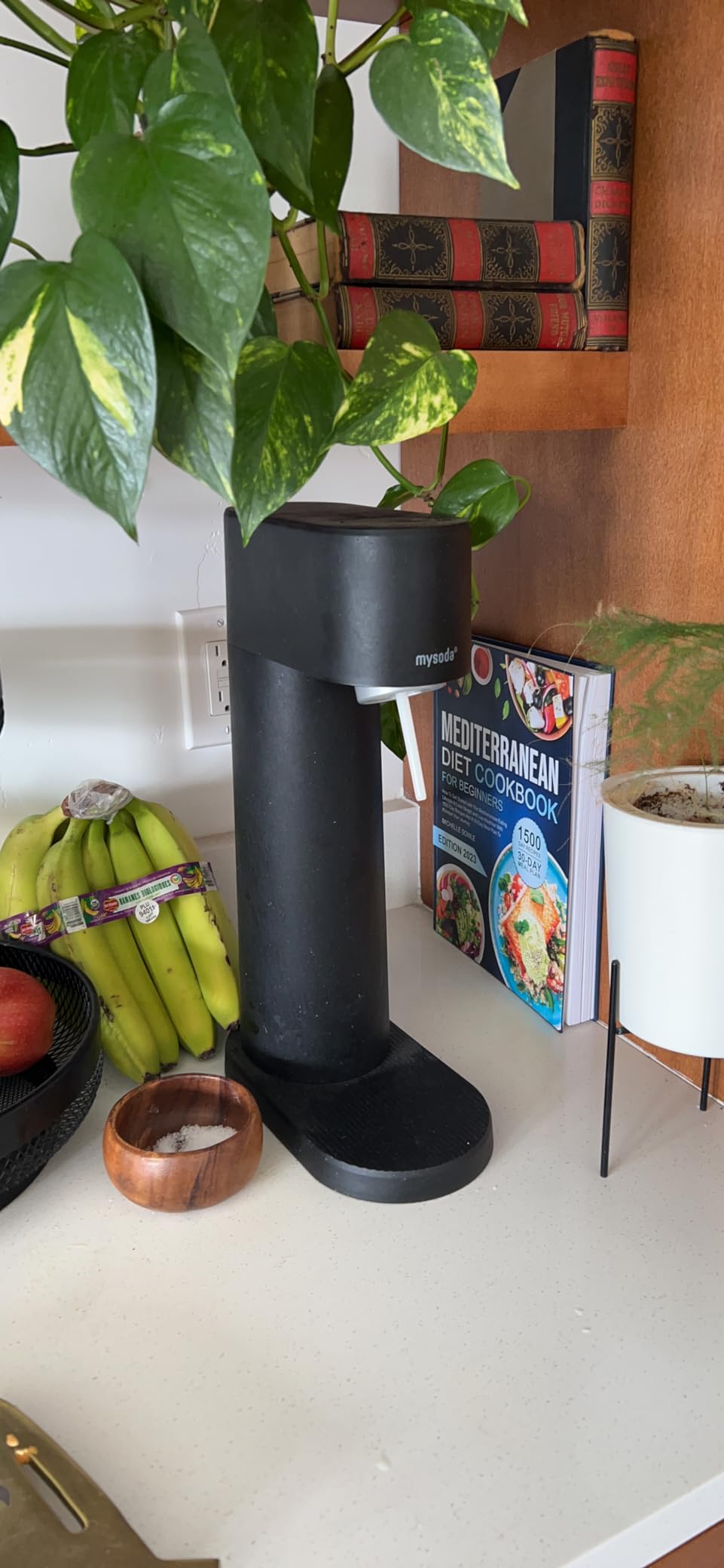 Mysoda Woody Sparkling Water Maker with 1L Bottle - Premium Quality - Black customer photo 1