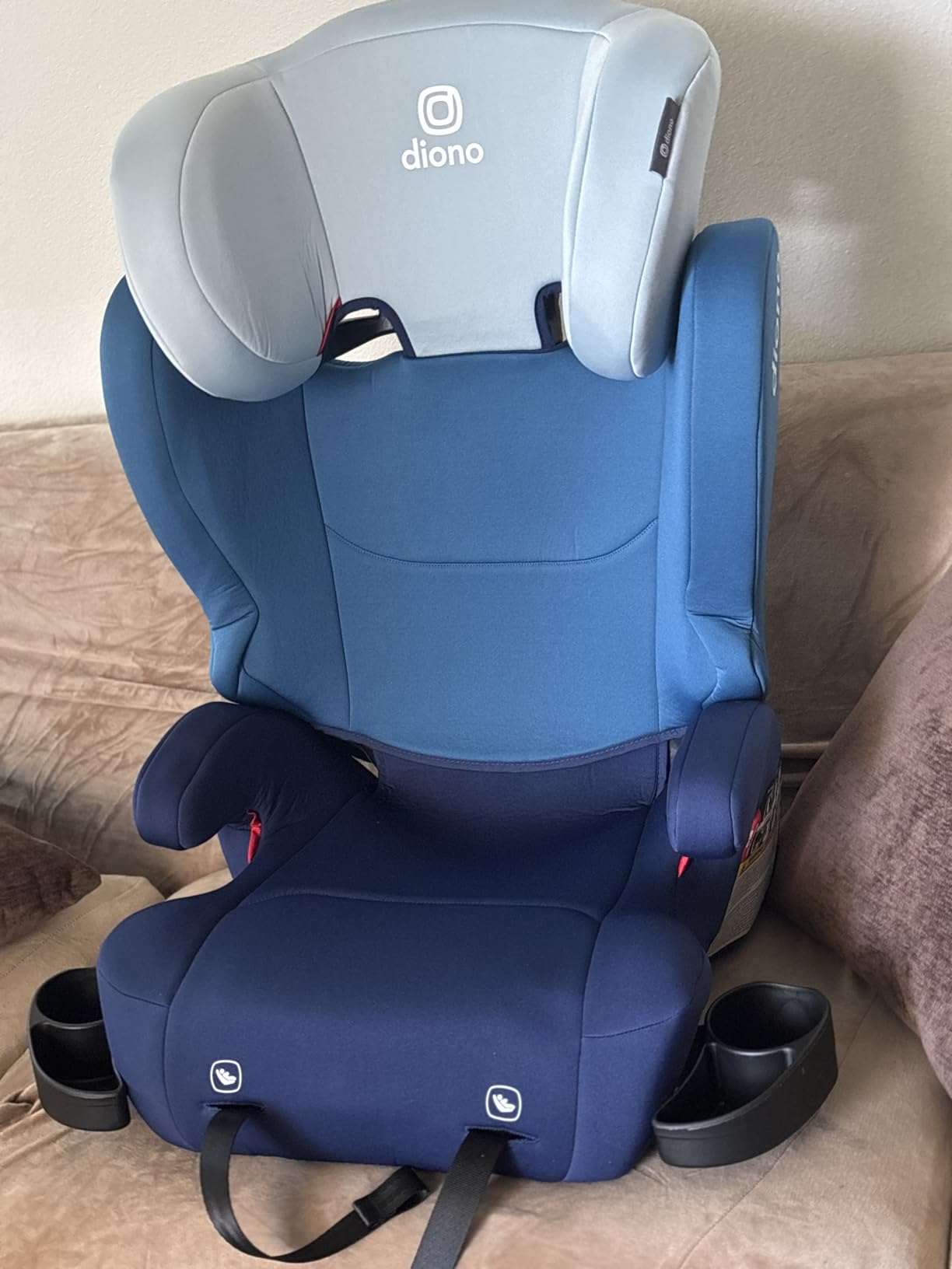 Diono Cambria 2 XL, Dual Latch Connectors, 2-in-1 Belt Positioning Booster Seat, High-Back to Backless Booster, Space and Room to Grow, 7 Headrest Positions, 8 Years 1 Booster Seat, Pink customer photo 1