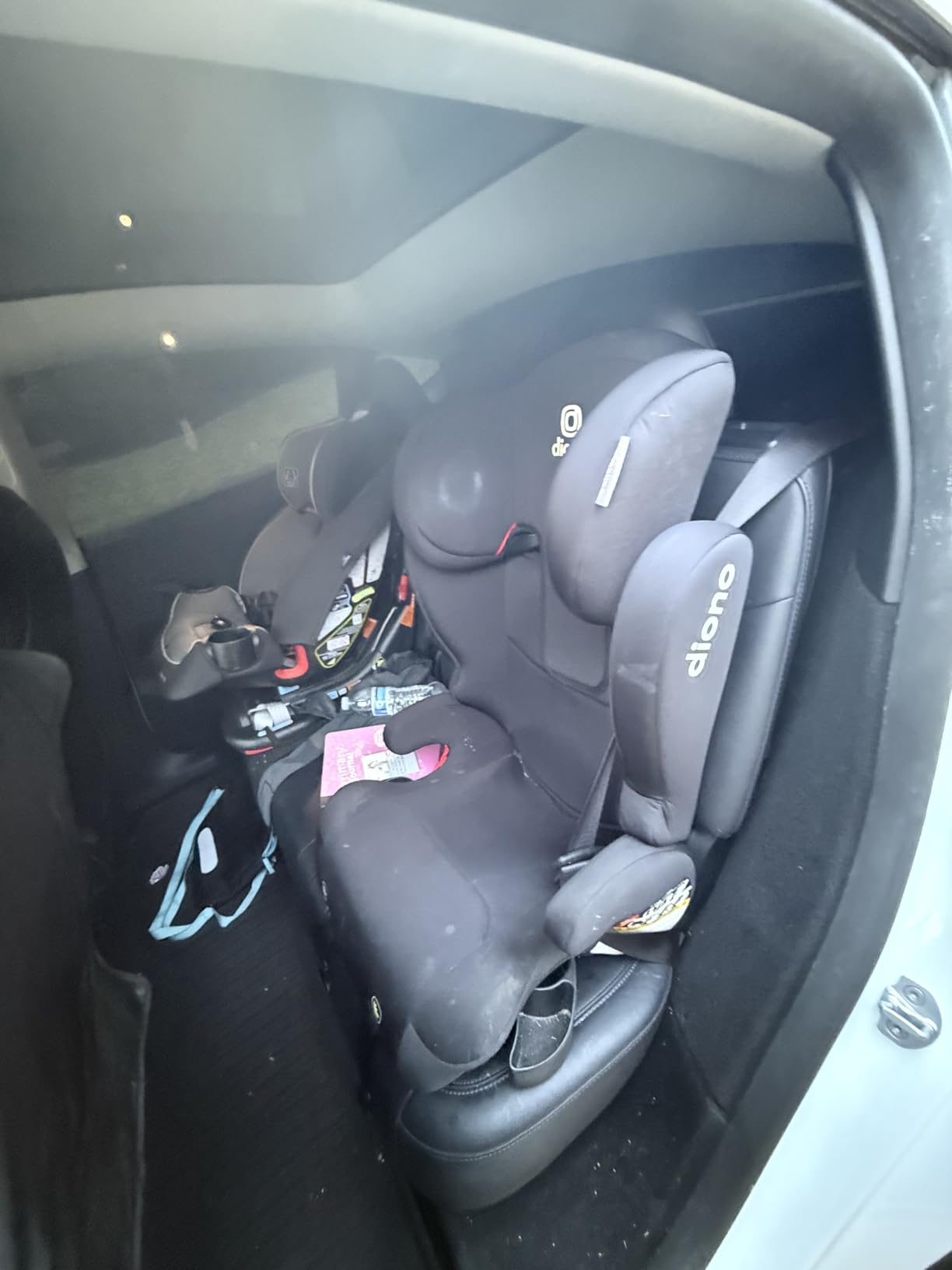 Diono Cambria 2 XL, Dual Latch Connectors, 2-in-1 Belt Positioning Booster Seat, High-Back to Backless Booster, Space and Room to Grow, 7 Headrest Positions, 8 Years 1 Booster Seat, Pink customer photo 2