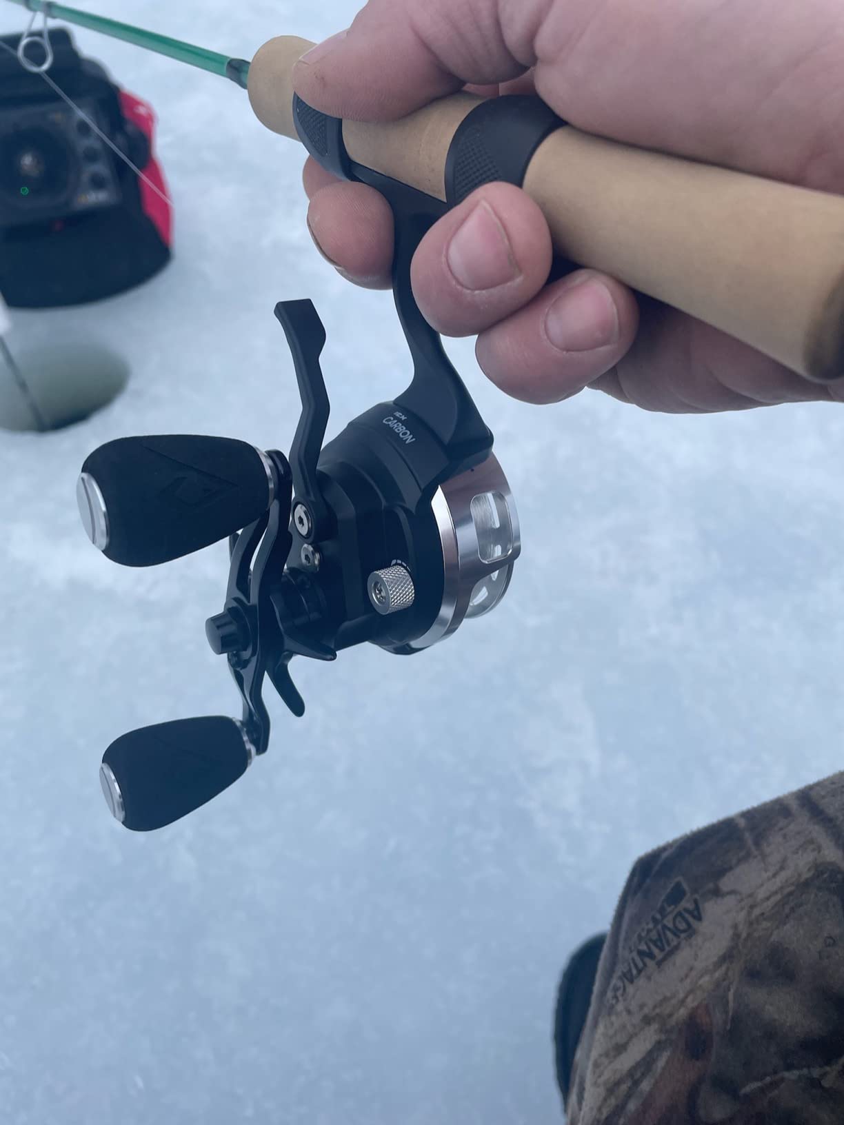 Piscifun ICX Carbon Inline Ice Fishing Reel, Carbon Frame, Free-Spool Lever customer photo 2