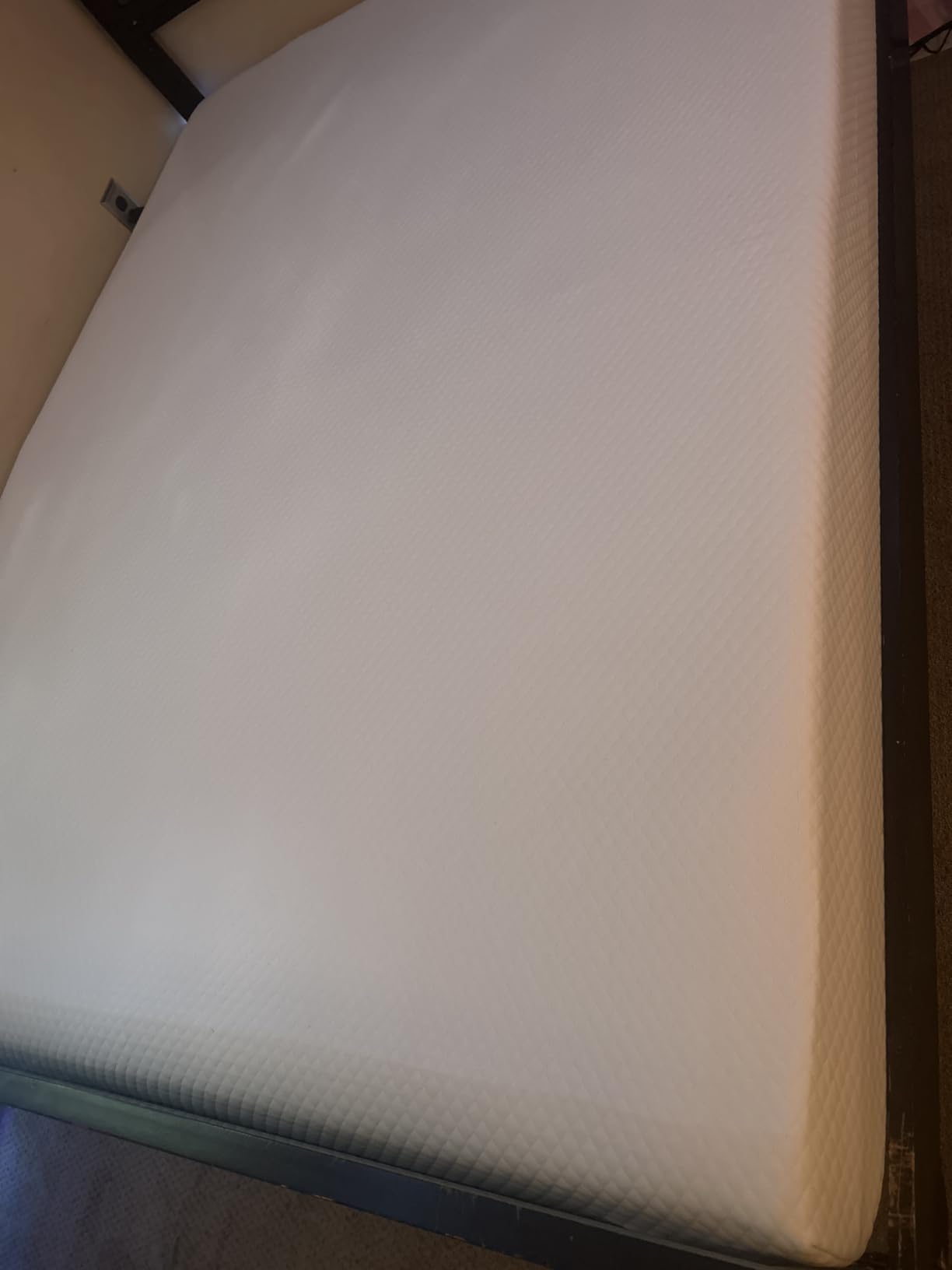 FDW | 8 Inch Queen Mattress | Medium Firm | Gel Memory Foam | White | Dual Construction | Pressure Relief, Cooling Foam, Removable and Washable Cover | Bed in a Box, CertiPUR-US Certified customer photo 1