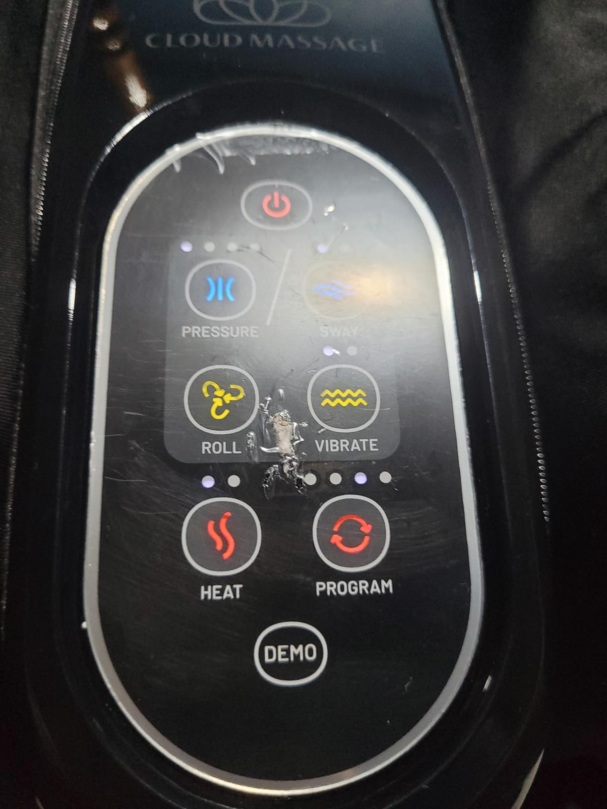 Cloud Massage Shiatsu Foot Massager with Heat, Standard Size, White customer photo 1