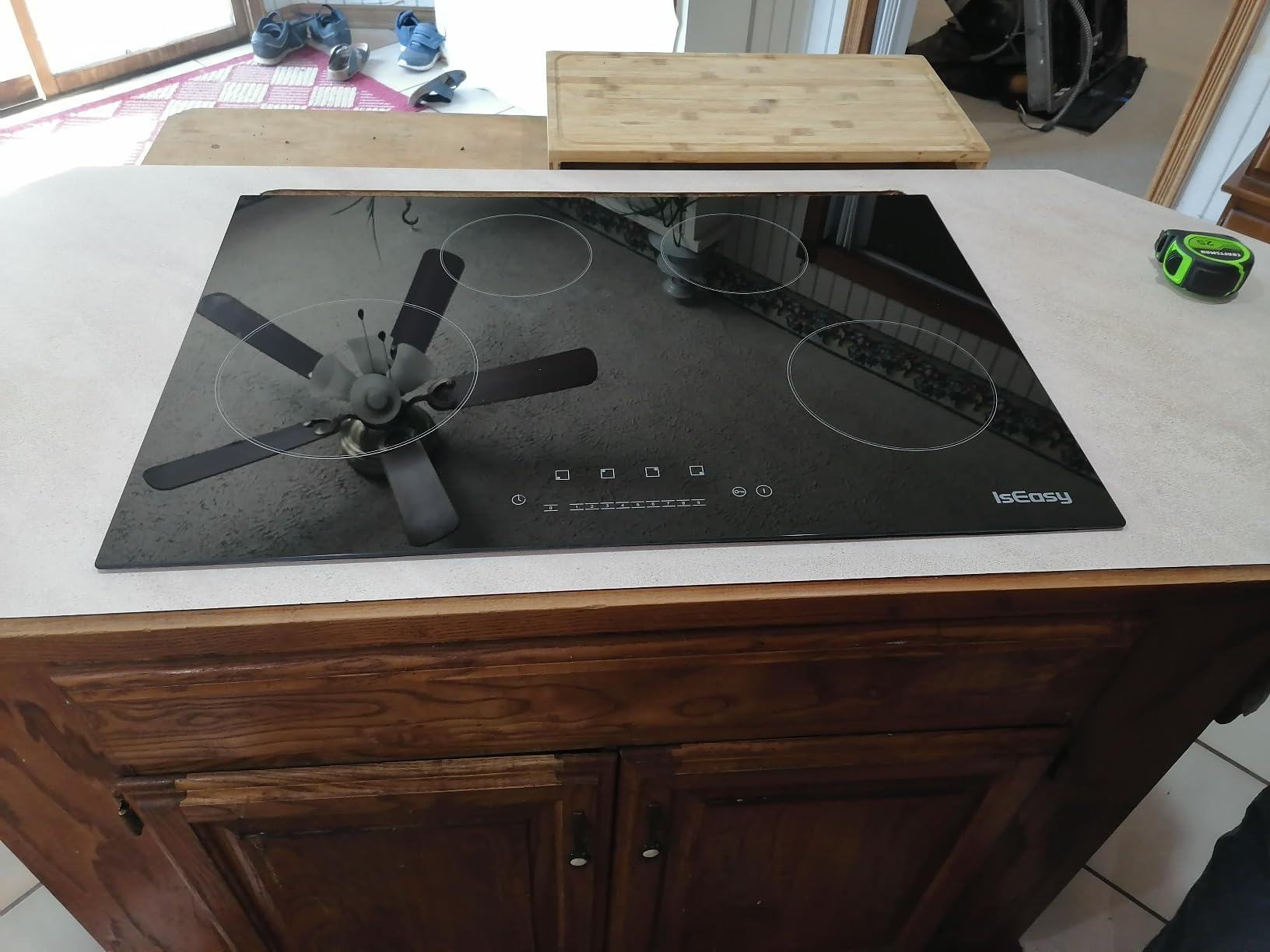 Electric Cooktop 30 inch Ceramic Stove 4 Burners 6700W Built-in Stove Top Electric Hot Plate Satin Glass cooktop in Black Touch Sensor Control/Timer/Child Safety Lock/9 Power Levelsr/220-240V customer photo 2