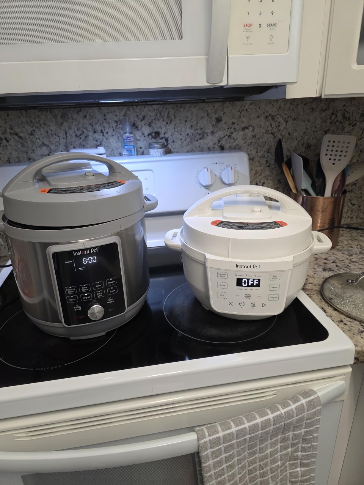 Instant Pot, 6-Quart Whisper Quiet 9-in-1 Electric Pressure Cooker, Slow Rice Steamer, Sauté, Yogurt Maker, Warmer & Sterilizer, Free App with 800+ Recipes, Stainless Steel customer photo 2