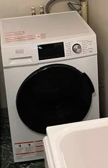 BLACK+DECKER Washer and Dryer Combo, 2.7 Cu. Ft. Capacity, BCW27MW, White customer photo 1
