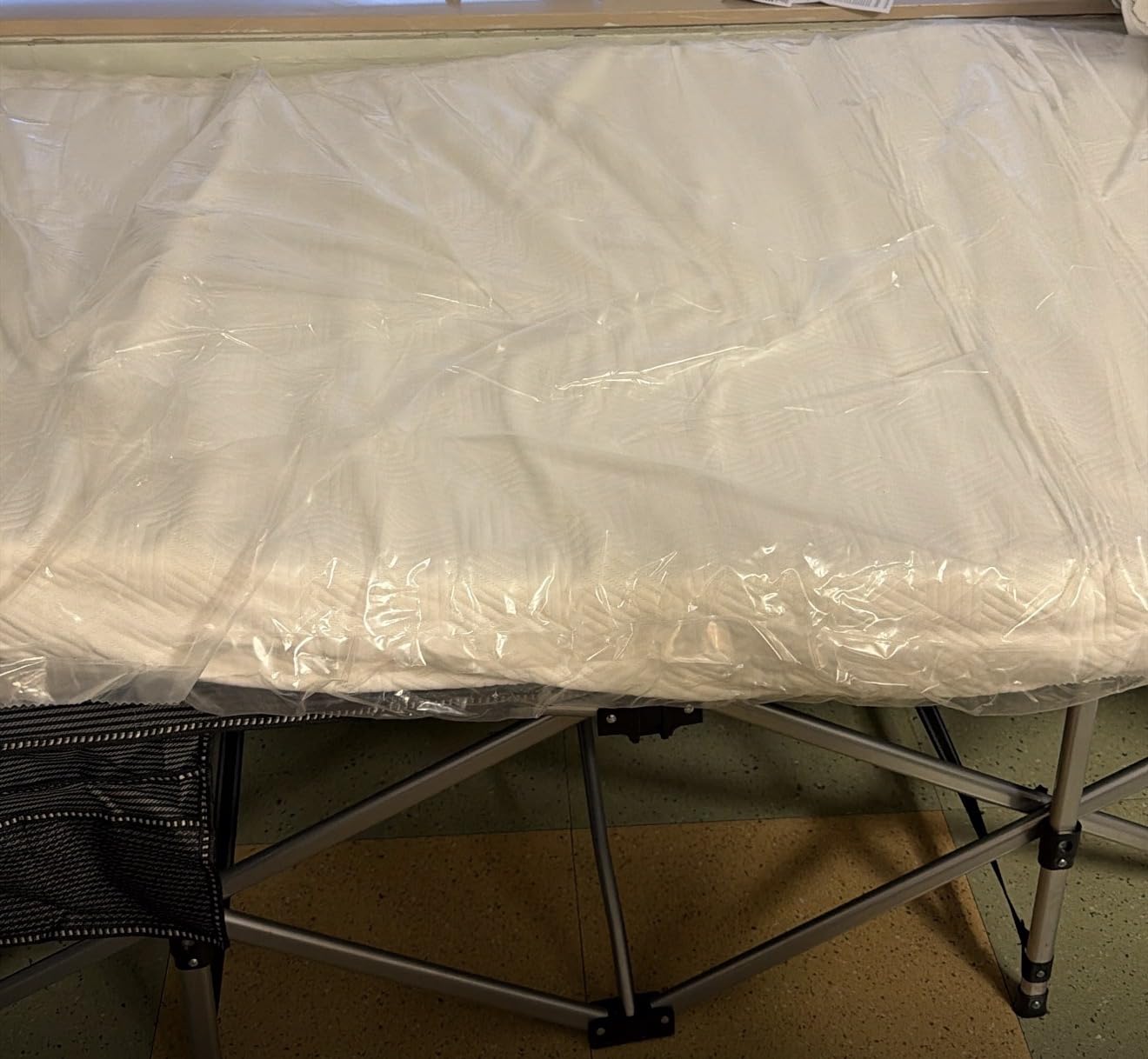 ABORON Camping Cot for Adults, 28 in Wide Folding Bed with Mattress customer photo 1