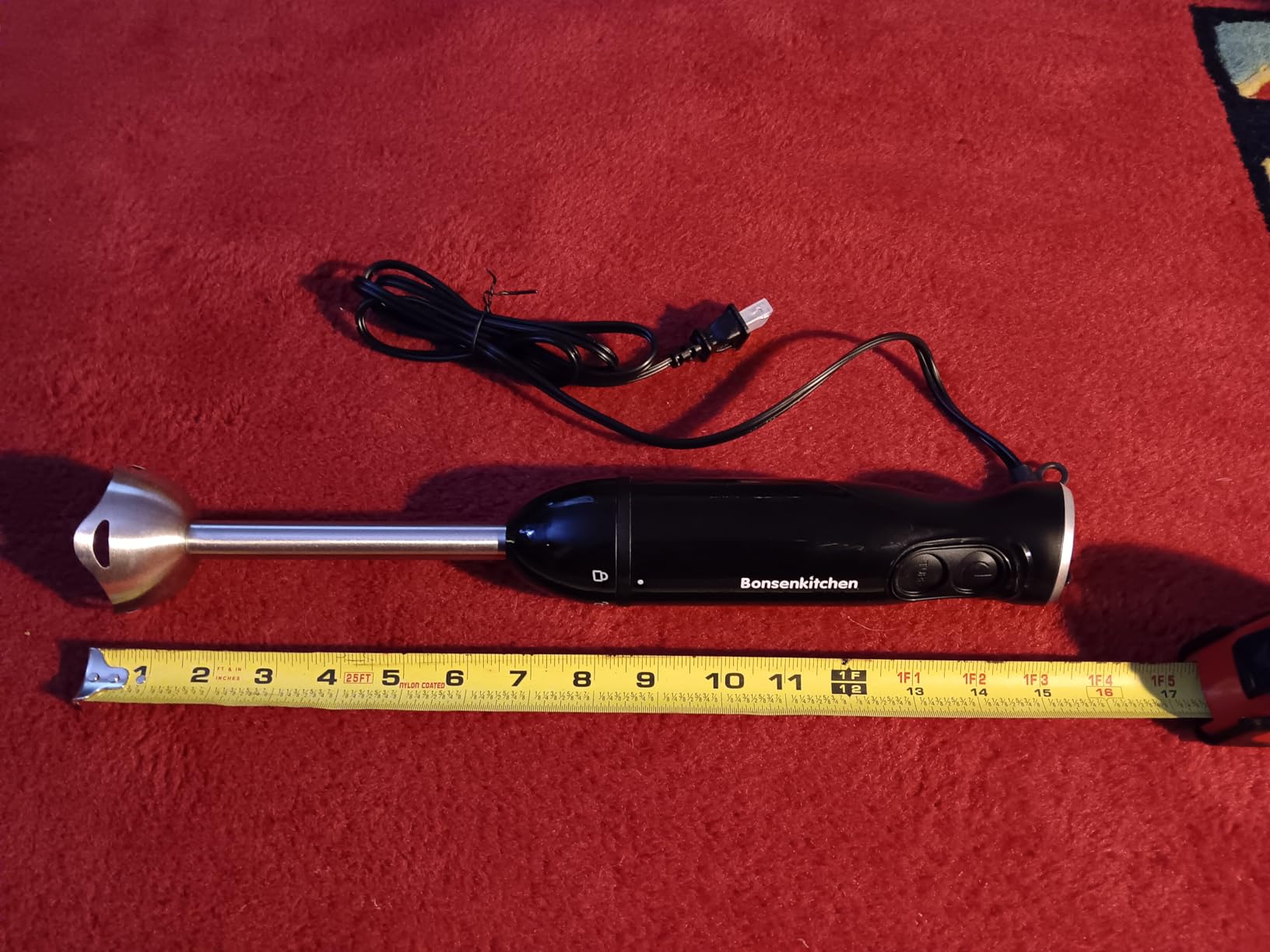 Bonsenkitchen Immersion Hand Blender, Smoothie, Puree, Baby Food customer photo 2