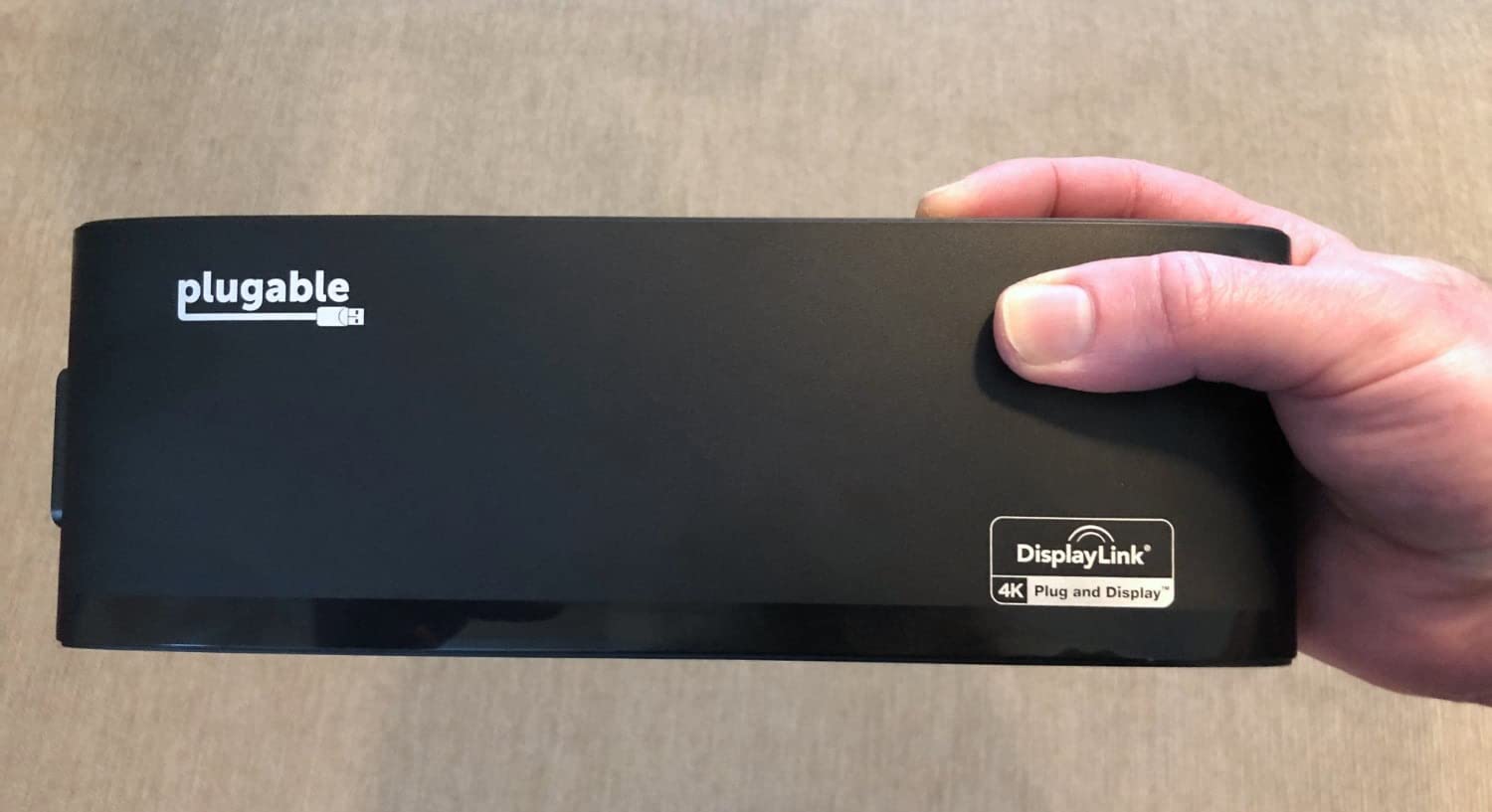 Plugable USB C Docking Station, Dual Monitor 4K 60Hz 2X HDMI or DisplayPort customer photo 2