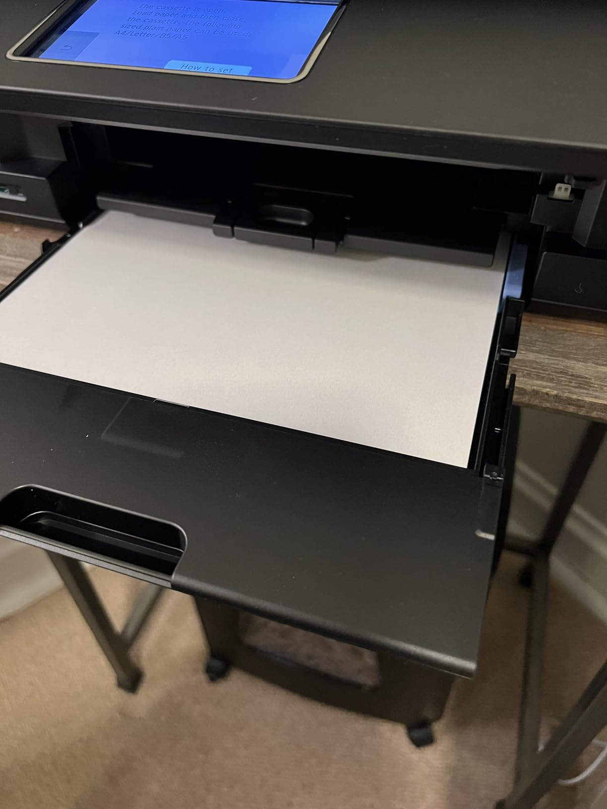 Canon PIXMA TR8620a - All-in-One Printer Home Office|Copier|Scanner|Fax|Auto Document Feeder | Photo, Document | Airprint (R), Android, Black, Works with Alexa customer photo 1