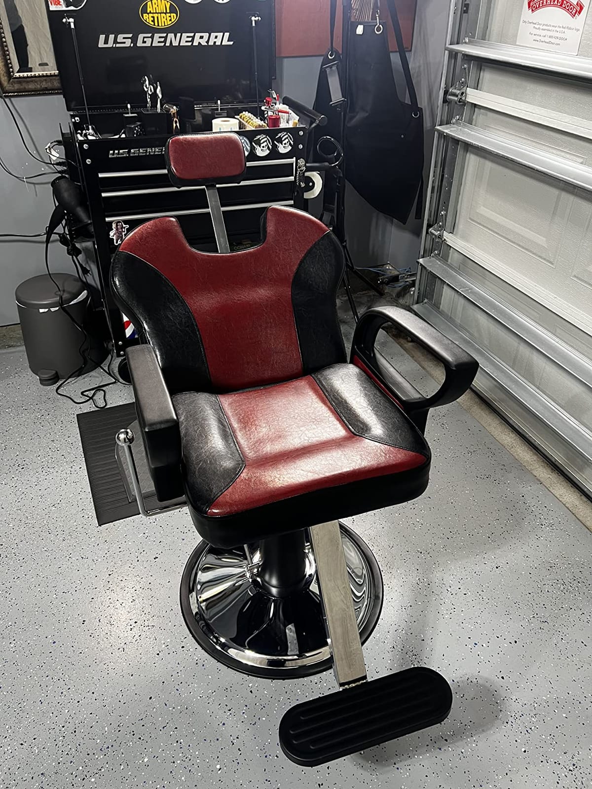 Artist hand Barbers Chairs, Heavy Duty Hydraulic Reclining Salon Chair customer photo 2