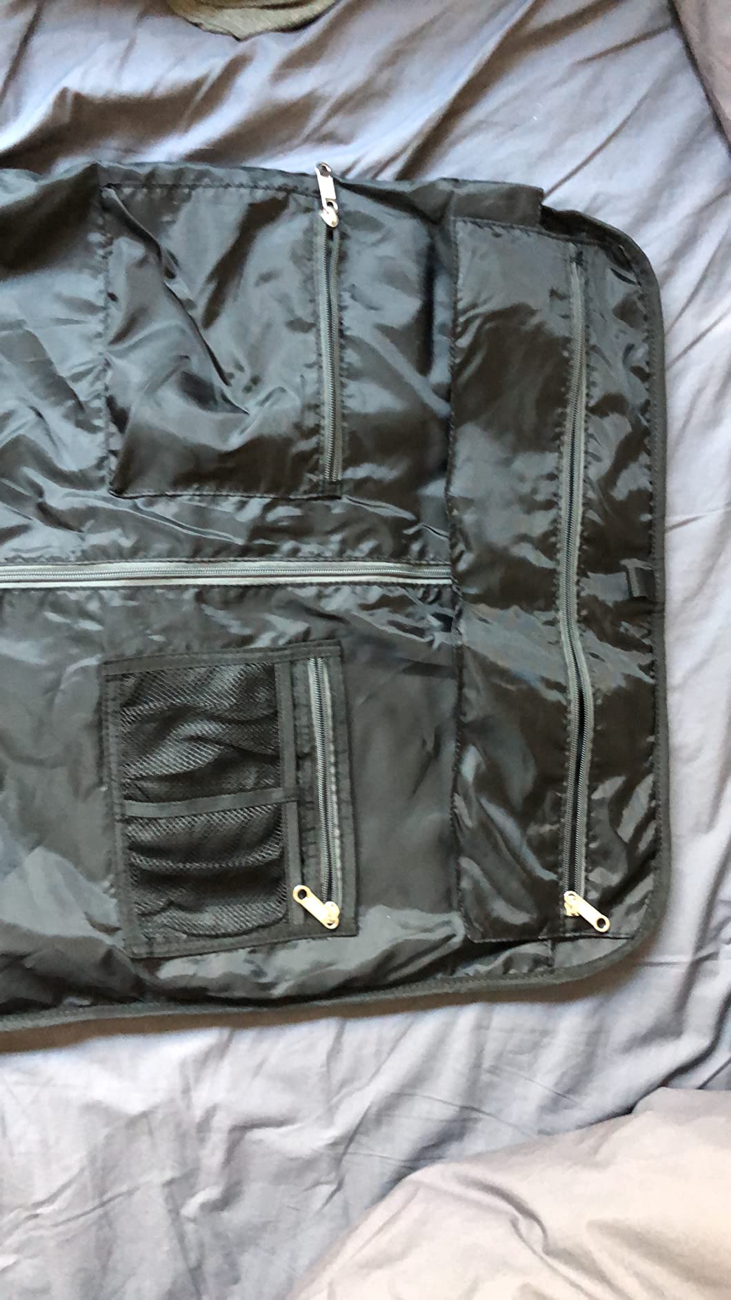 Garment Duffle Bags for Travel, Bukere Convertible Carry on Garment Duffel Bag for Men Women, Shoe Compartment, 2 in 1 Hanging Dress Suitcase Suit Travel Bags, Midnight Grey customer photo 1