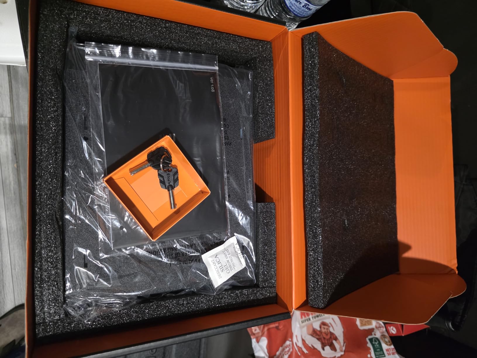RPNB Bedside Gun Safe for Handgun,Biometric Handgun Safes,Small Pistol Safe customer photo 1