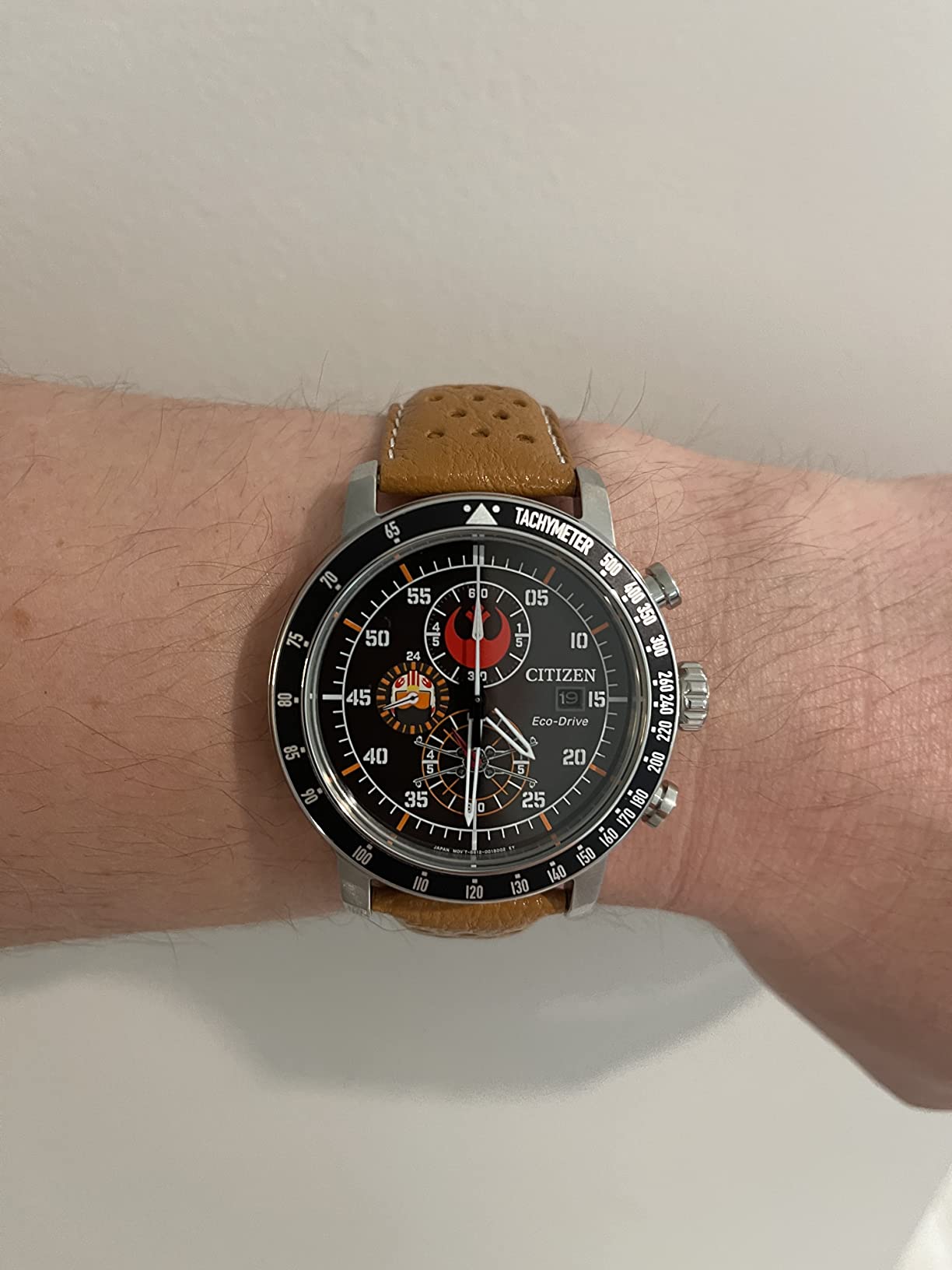 CITIZEN Men's Eco-Drive Rebel Pilot 44mm Stainless Steel CA0761-06W customer photo 1