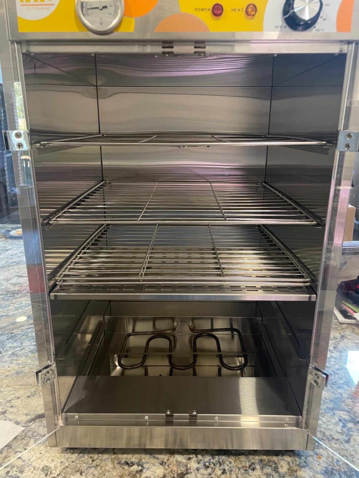 5-Shelf Electric Catering Hot Box Food Warmer Accommodating up to (10) 15