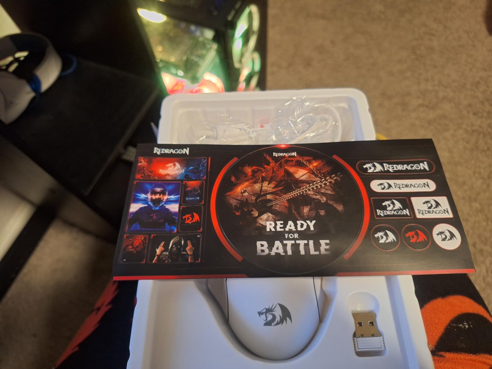 Redragon M810 PRO Wireless RGB Gaming Mouse 10000 DPI Remapping Keys | Cable-Free 0 Delay, Rapid-Fire Macro Keybinds, Vibing Backlight, Ergonomic Grip Body Comfort customer photo 2