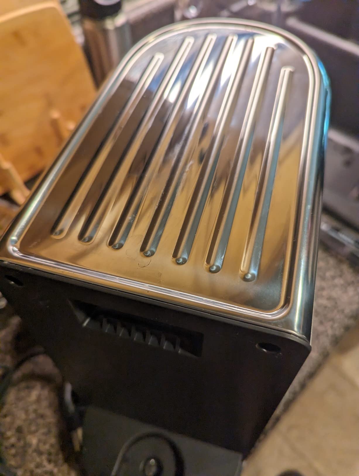 Breville BES450BSS Bambino Espresso Machine, Brushed Stainless Steel | Make café-quality espresso, lattes and cappuccinos at home with this compact, manual coffee maker | Beginner-friendly customer photo 1