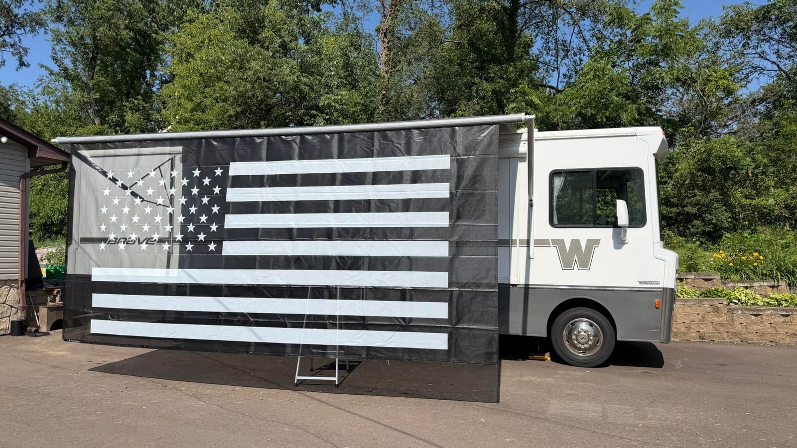 RV Awning Mesh Sun Shade Screen for Motorhome Camper Trailer Sunshade customer photo 1
