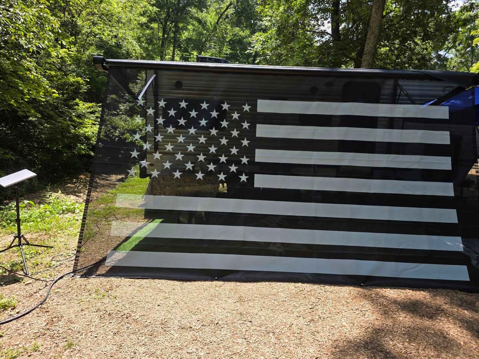 RV Awning Mesh Sun Shade Screen for Motorhome Camper Trailer Sunshade customer photo 2