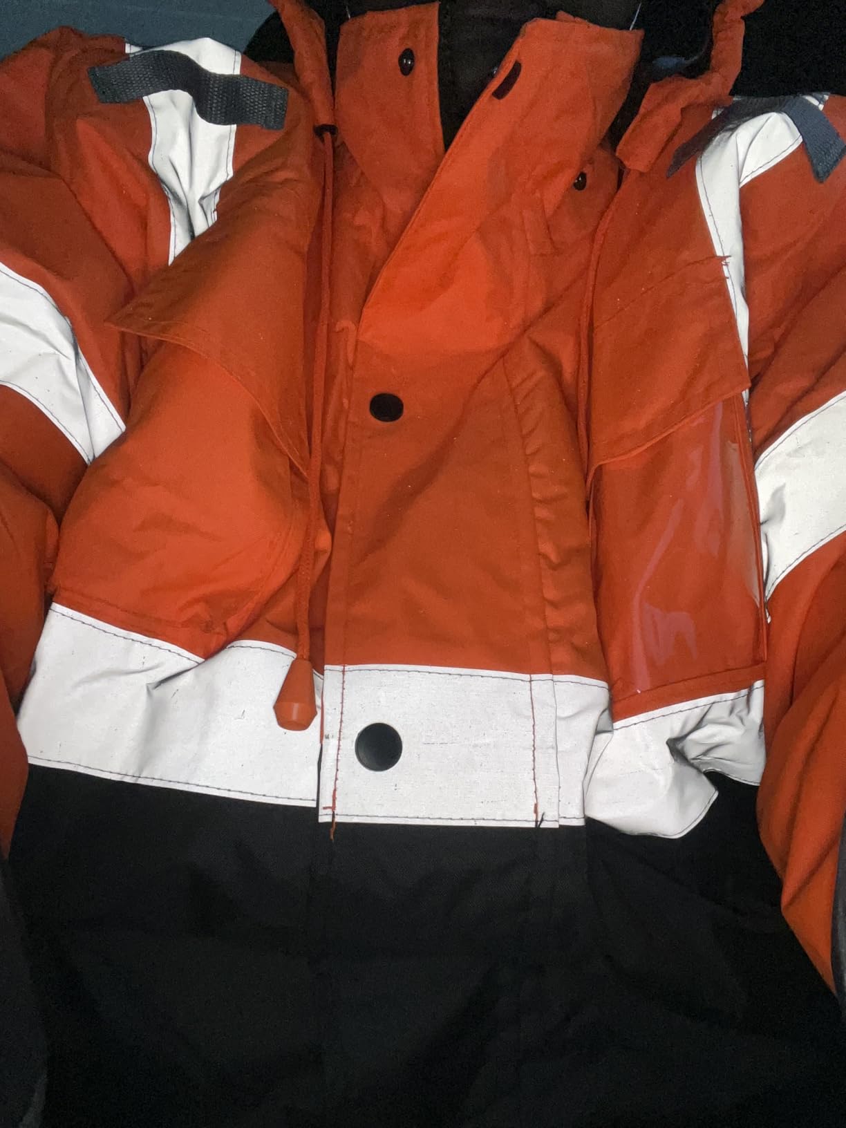 SKSAFETY Hi Vis Safety Bomber Jacket for Men, High Visibility Winter Coat customer photo 2