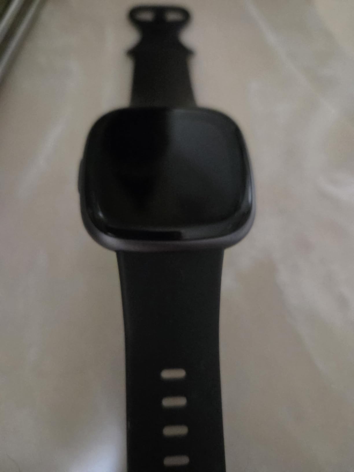 Google Fitbit Versa 4 Fitness Smartwatch, - Waterfall Blue/Platinum customer photo 2