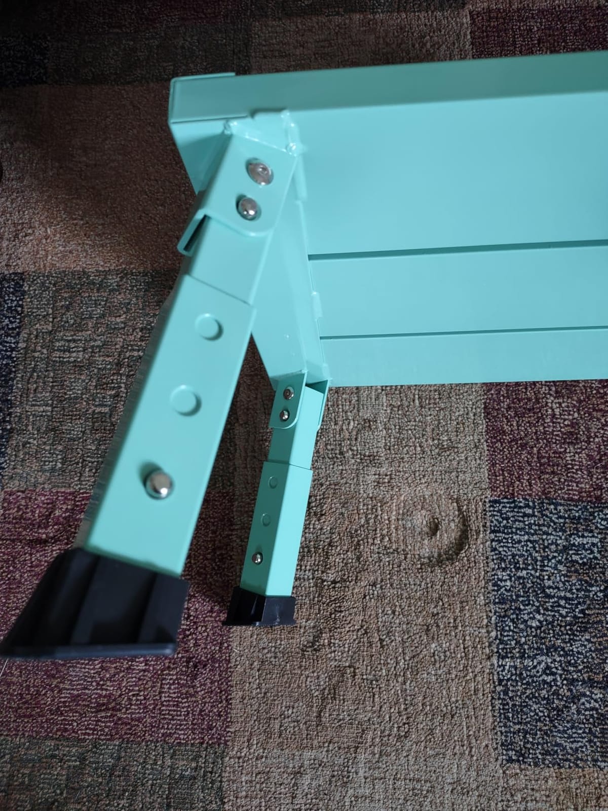 Adjustable RV Step Stool, Wide Platform, Foldable Legs, Black customer photo 1