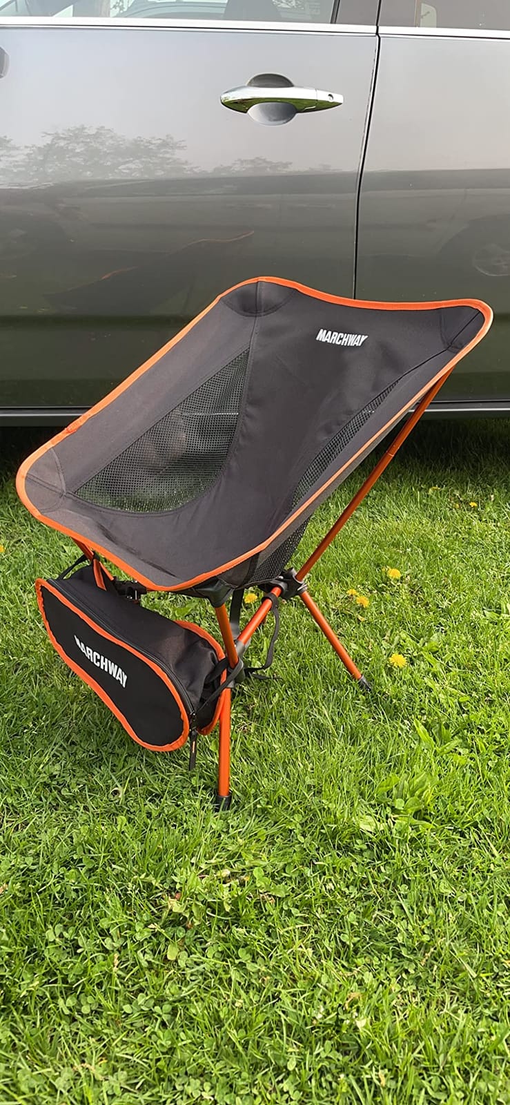 MARCHWAY Lightweight Folding Camping Chair, Compact Stable, Holds 330 lbs customer photo 1