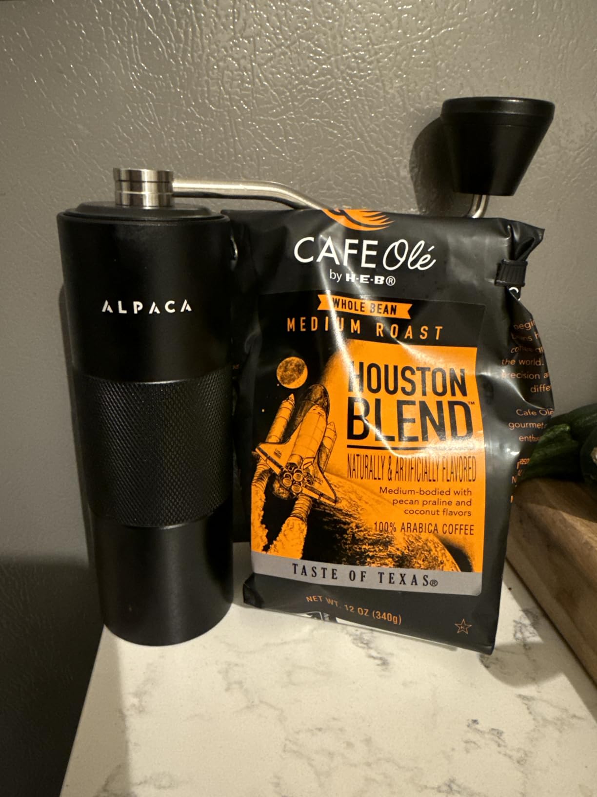 Manual Coffee Grinder, Adjustable Conical Burr, Espresso - Alpaca Ventures customer photo 1