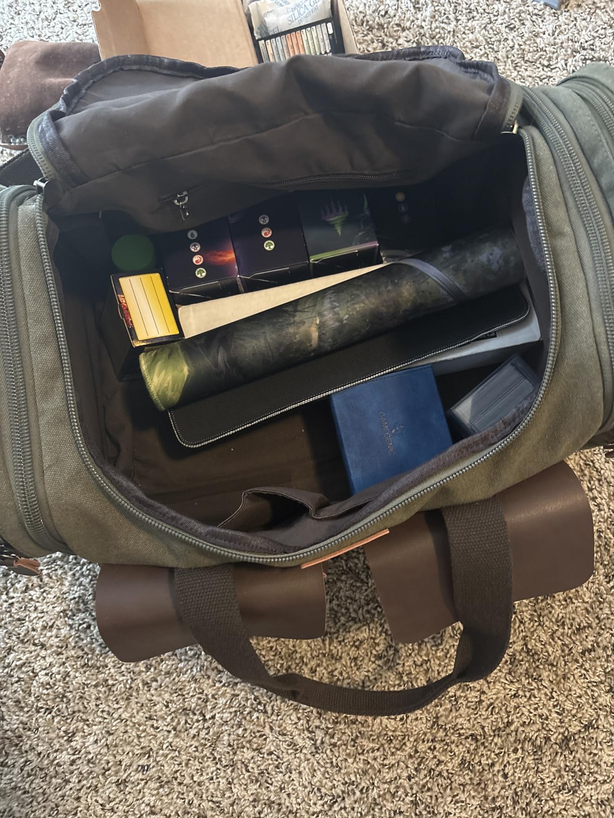 Wildroad Waxed Canvas Duffle Bag - 50L Weekender Overnight Travel Bag customer photo 2