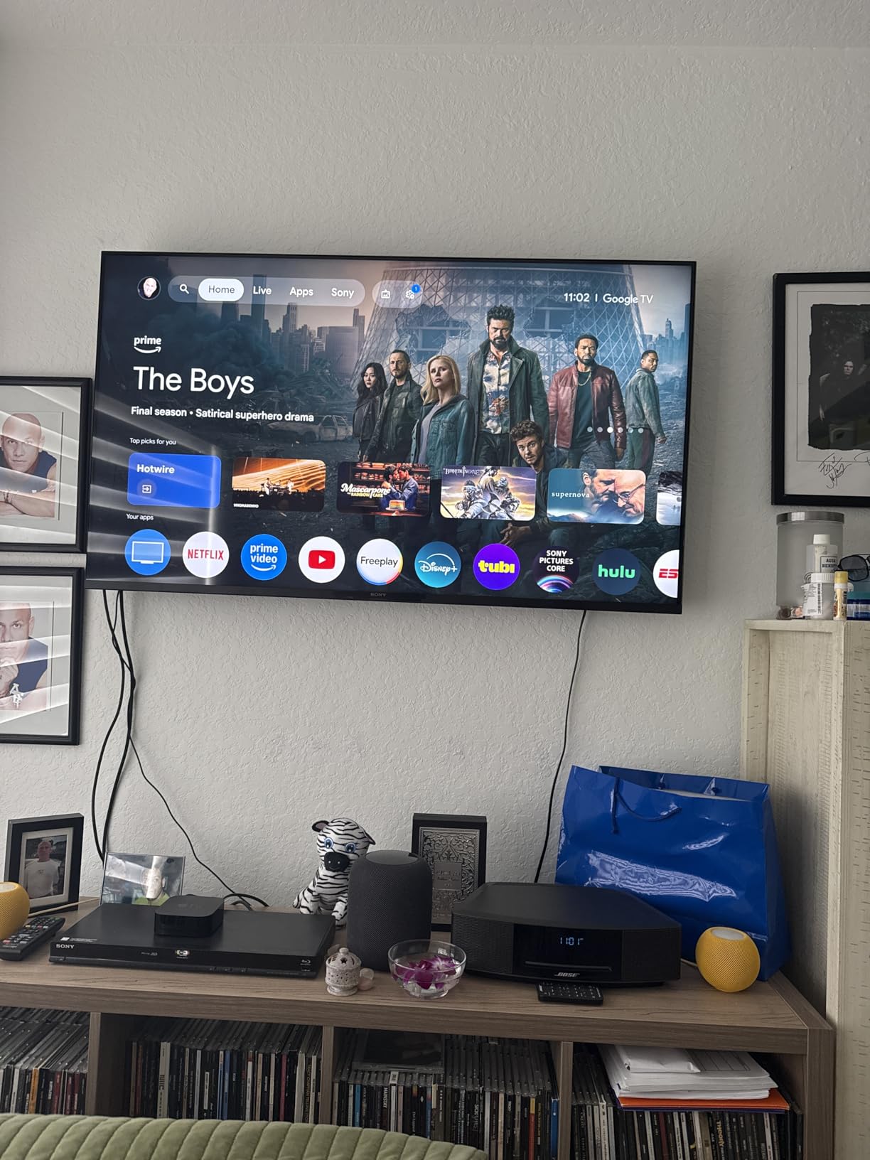 Chromecast with Google TV (HD) - Streaming Stick Entertainment on Your TV with Voice Search - Watch Movies, Shows, and Live TV in 1080p HD - Snow customer photo 1