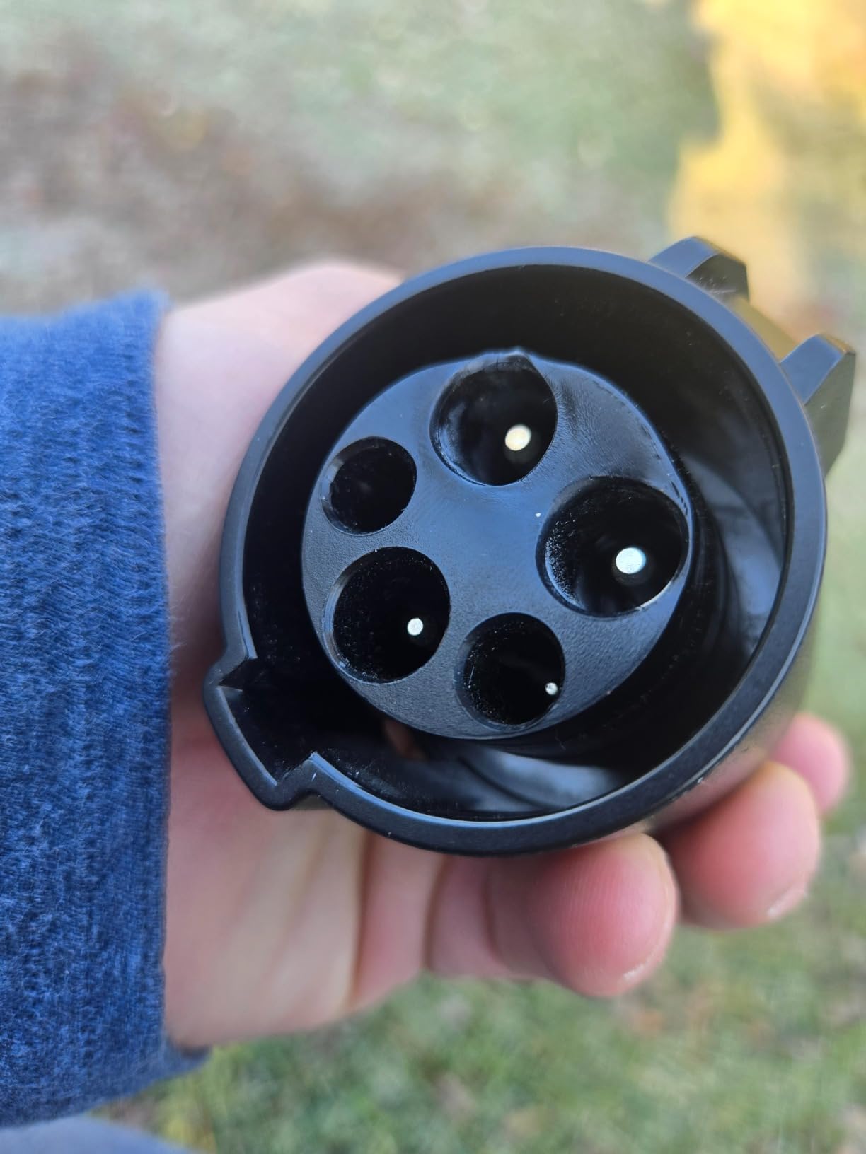 J1772 Charger Adapter Compatible Tesla Model 3/Y/X/S[Security Check ] 80 Amp / 240 AC-Compatible with SAE J1772 Charger[Only for Tesla Car] customer photo 2