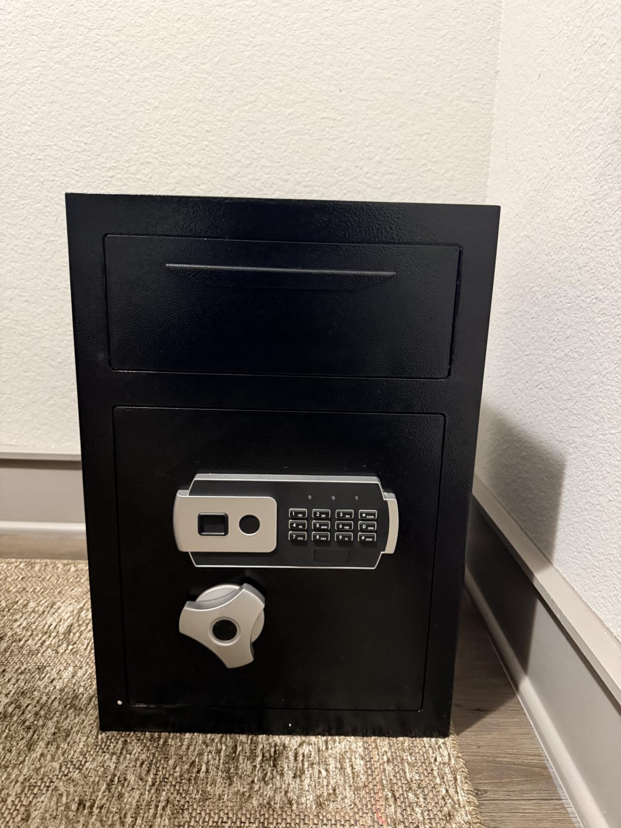 KAER 2.8 Cuft Drop Safe for Small Business Heavy Duty Steel Money Safe with Drop Slot for Cash,Slips,Documents,Depository Cash Safe with Fireproof Bag,Anti-Theft Cash Drop Box for Home/Retail/Office customer photo 2