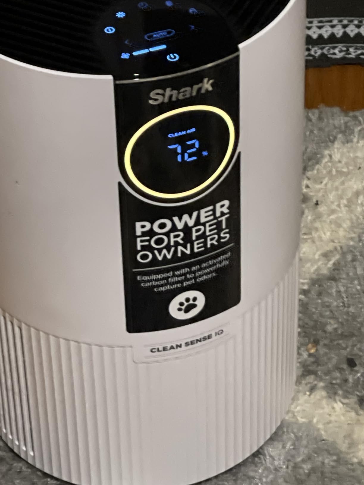 Shark Clean Sense Air Purifier with Pet Filter, HP102PET, White customer photo 2