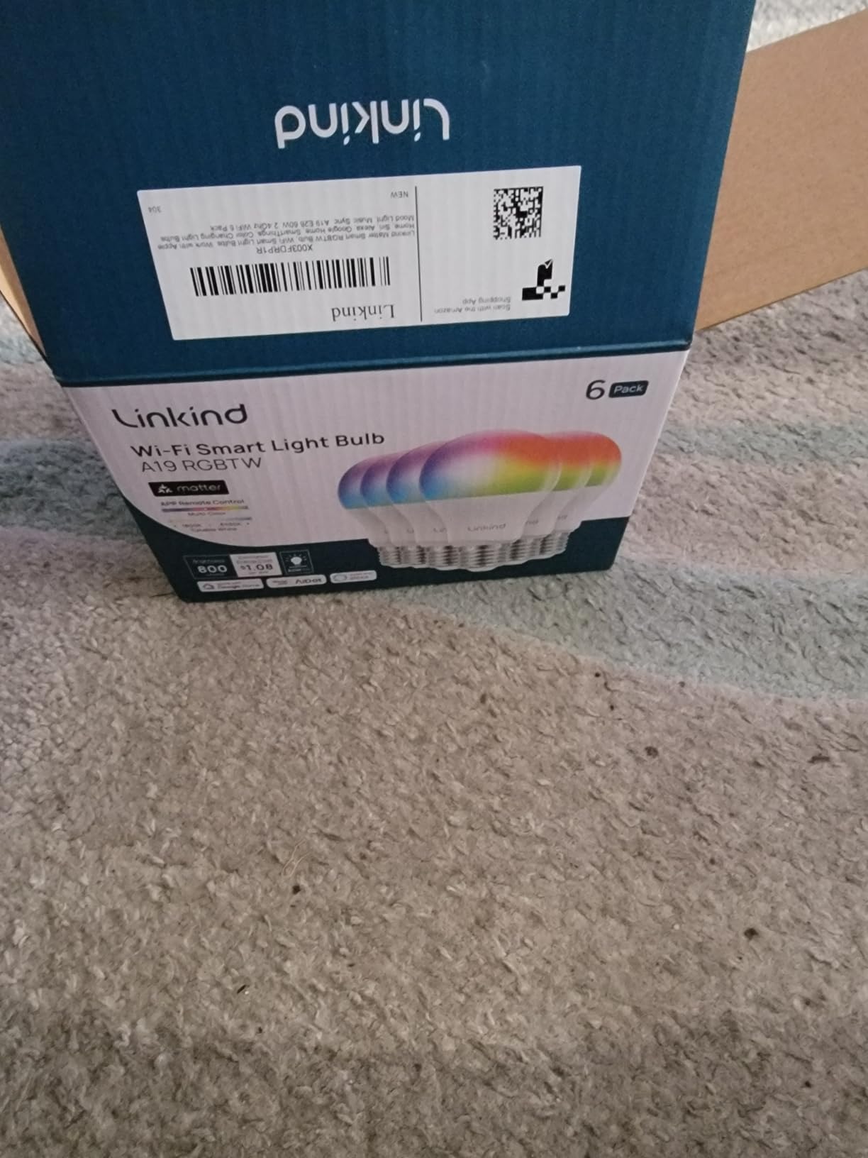 Linkind Matter Smart Light Bulbs, Works with Apple Home, Alexa, Google Home customer photo 1