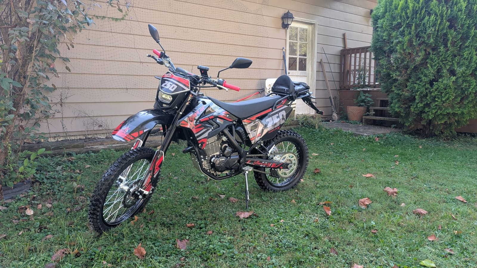 X-PRO Templar X 250cc 6 Speed Dirt Bike with Zongshen Engine Pit Bike Gas Dirt Bikes Adult Pitbike, Big 21