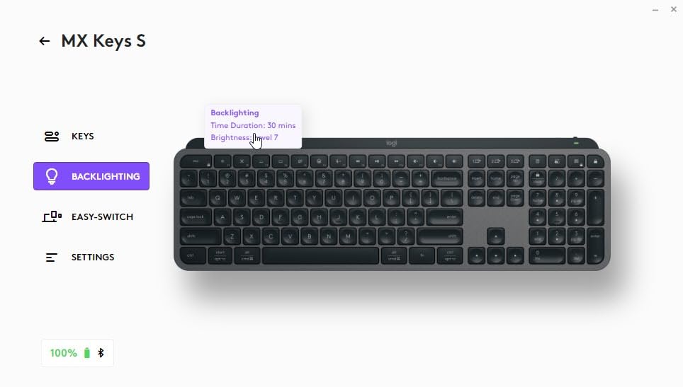 Logitech MX Keys S Wireless Keyboard Low Profile Fluid Precise - Graphite customer photo 1