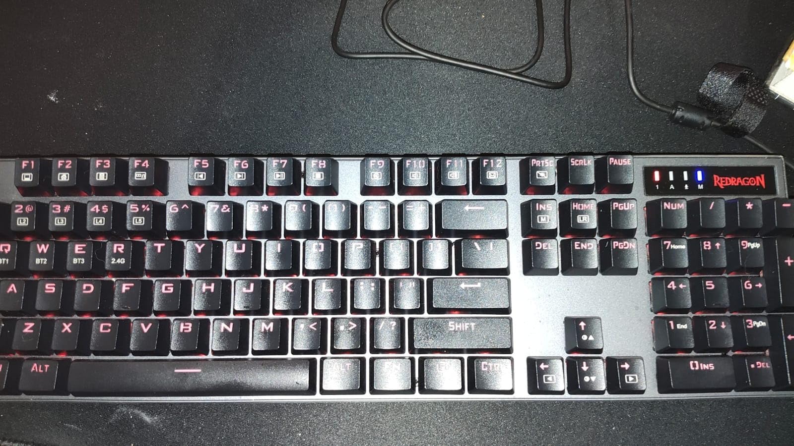 Redragon K556 PRO Wireless RGB Mechanical Gaming Keyboard, 104-Key Aluminum customer photo 1