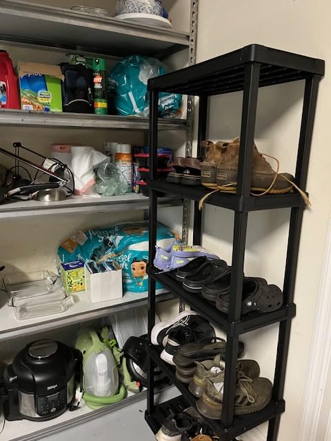 IRIS USA Plastic Storage Shelves |Made in USA| 64