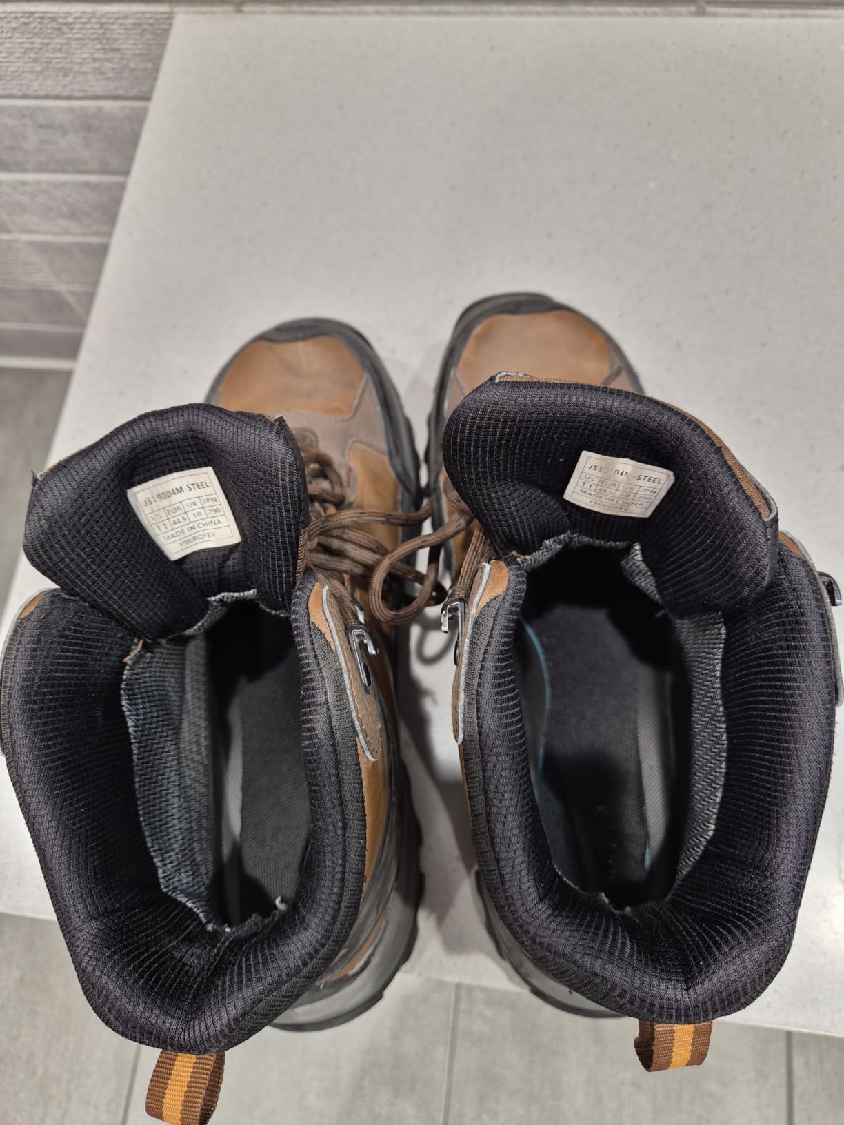 NORTIV 8 Men's Waterproof Steel Toe Work Boots customer photo 1