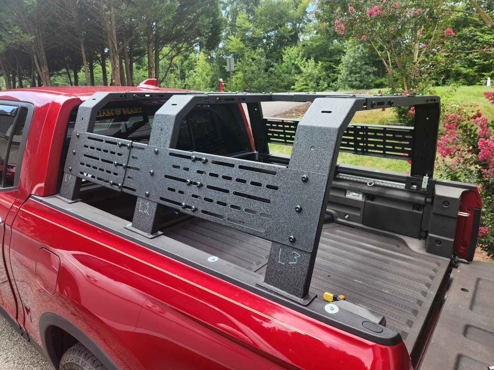 Hooke Road Overland Truck Bed Rack for Toyota Tacoma 5' Bed, Jeep Gladiator JT, Chevy Colorado, GMC Canyon, Ford Ranger - 19