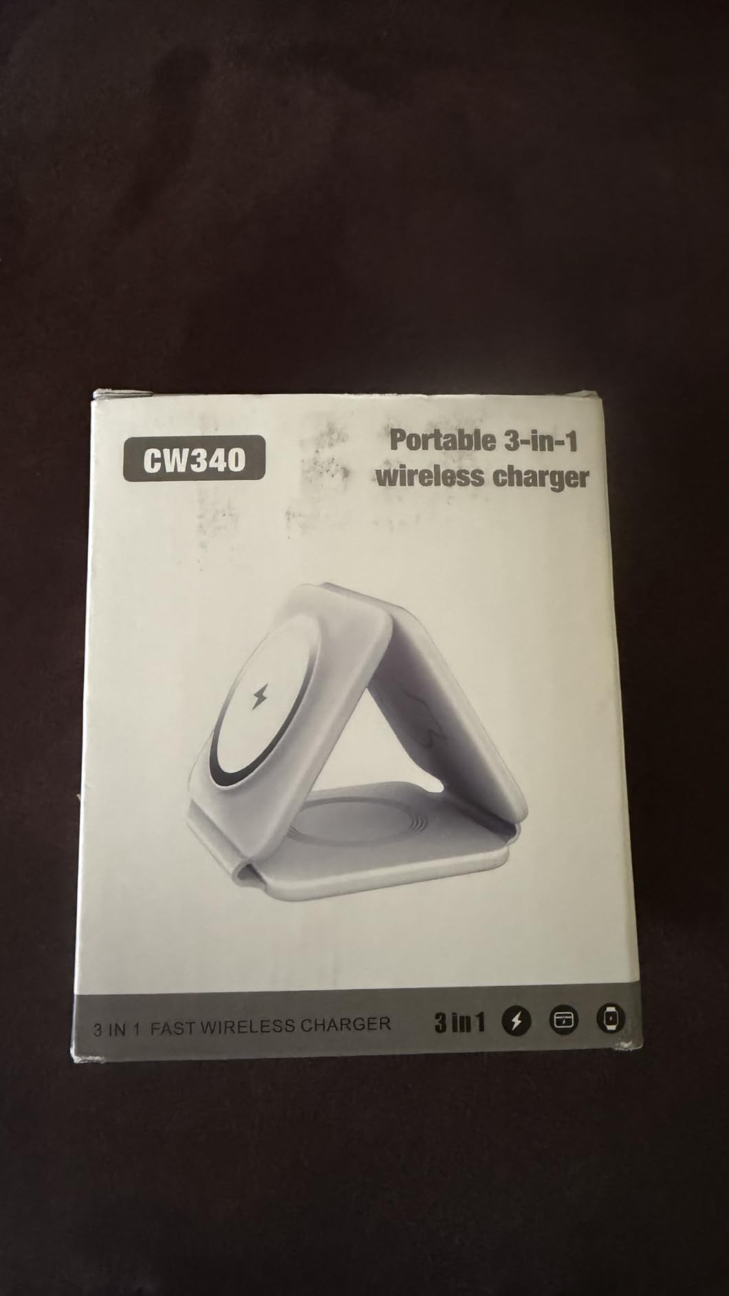 Charging Station for Apple Multiple Devices - 3 in 1 Foldable Magnetic Wireless Charger Dock - Travel Charging Pad for iPhone 17 16 15 14 13 12 Pro Max Plus Watch & Airpods customer photo 2