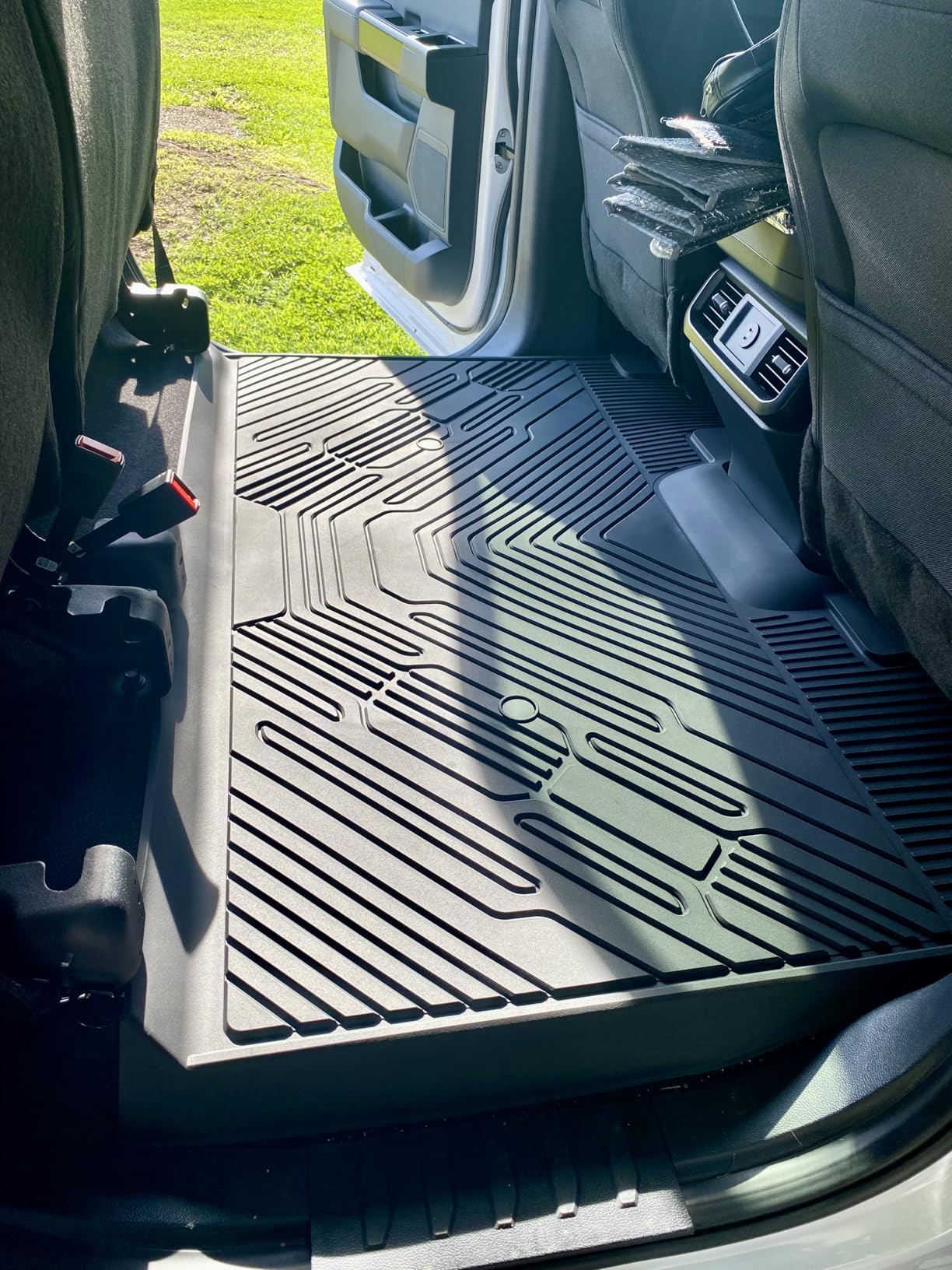LASFIT Floor Mats Cargo Liner for Ford Bronco 4 Door 2021-2026 Carpet Floor customer photo 2