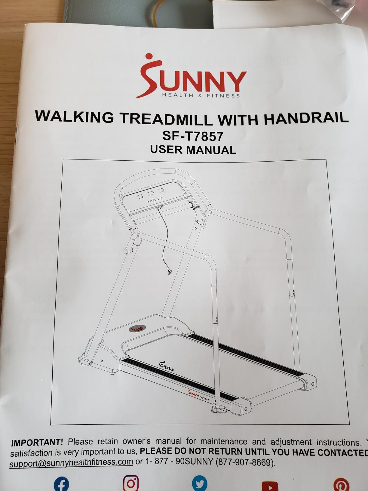 Sunny Health & Fitness Treadpad Low Profile Treadmill Walking Pad customer photo 2