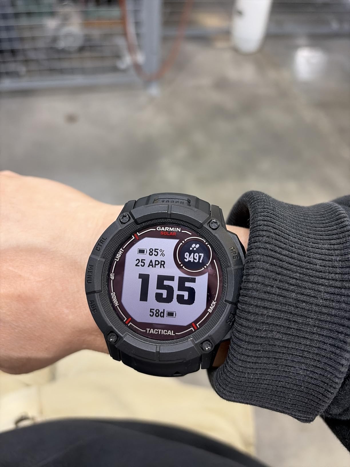 Garmin Instinct® 2X Solar, Rugged Outdoor Smartwatch, 50mm, Graphite customer photo 2