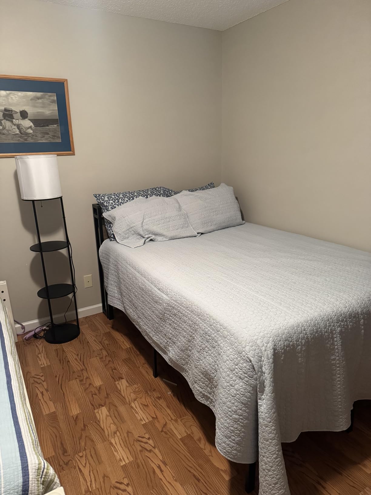 HOOBRO Headboard Queen Size, Headboard with 2 Outlets and 4 USB Ports, Adjustable Height, Storage Rack, Sturdy and Stable, Easy Assembly, Rustic Brown and Black customer photo 2