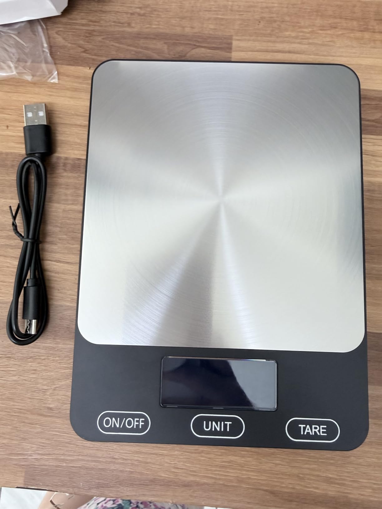 Food Scale -33lb Digital Kitchen Scale for Food Ounces Grams Rechargeable customer photo 1