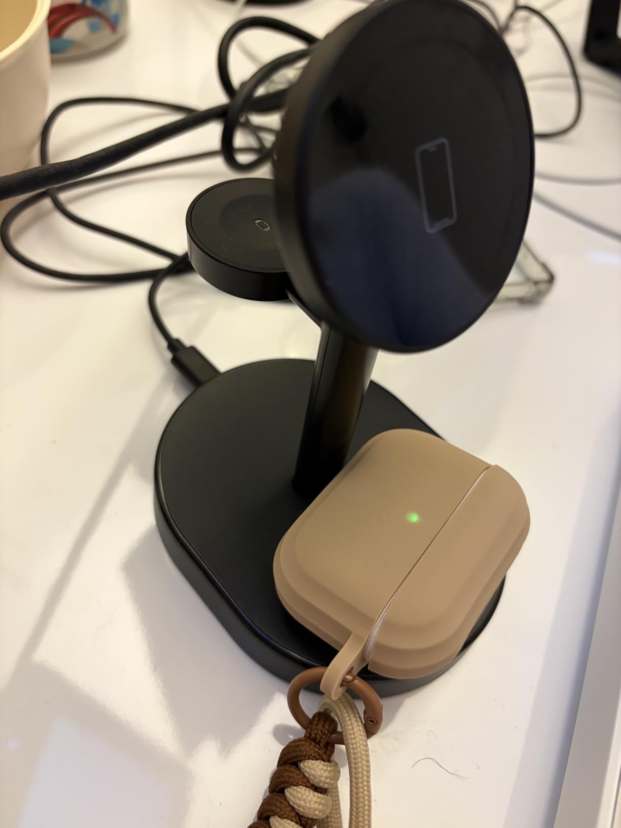 Mag-Safe Charger 3 in 1 Charging Station for iPhone Apple Watch AirPods customer photo 2