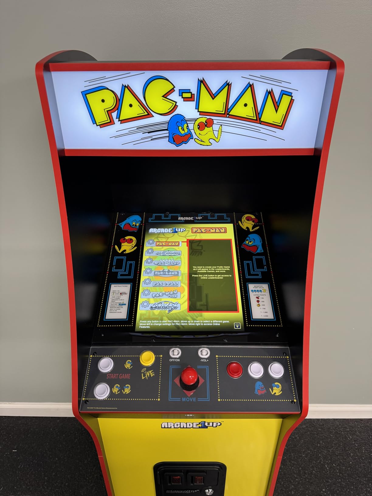 Arcade1Up Pac-Man Deluxe Arcade Gaming Cabinet, 14 Classic Games customer photo 2